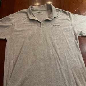 Men’s Tesla Embroidered polo shirt